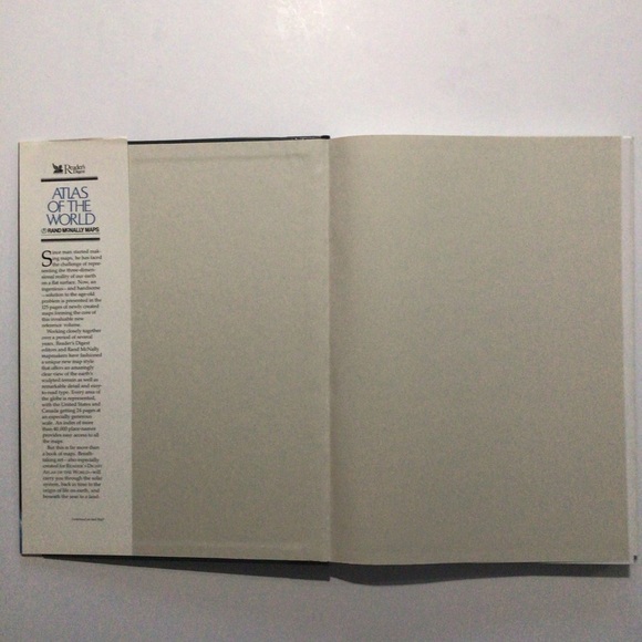 Atlas of the World by Rand McNally Maps Hardcover Book - Picture 3 of 11